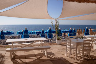 Mattinata, Foggia, Italy 27 June 2021 View over iconic white pebble beach of Vignanotica, Gargano on early morning