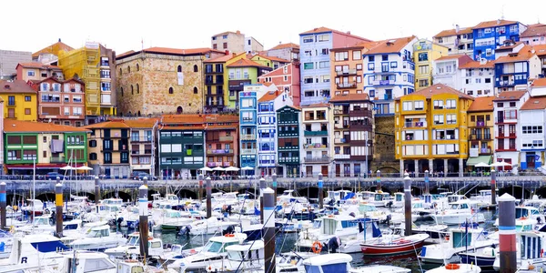Bermeo Harbour Bermeo Biscay Bizkaia Vizcaya Basque Country Spain Europe — Stock Photo, Image