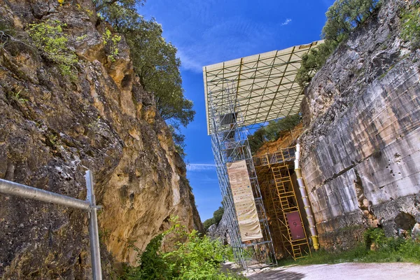 Atapuerca Arqueological Sitesi, UNESCO Dünya Mirası Atapuerca Dağları, Burgos, Castilla y Leon, İspanya, Avrupa