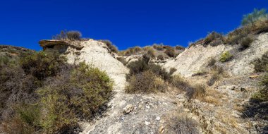 Tabernas Çölü Doğa Koruma Alanı, Sıcak Çöl İklim Bölgesi, Tabernas, Almerya, Endülüs, İspanya, Avrupa