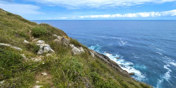 Coastline View, Oyambre Natural Park, Cantabria, İspanya, Avrupa