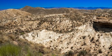Tabernas Çölü Doğa Koruma Alanı, Sıcak Çöl İklim Bölgesi, Tabernas, Almerya, Endülüs, İspanya, Avrupa