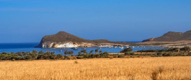 Ceneviz Plajı, Cabo de Gata-Nijar Doğal Parkı, UNESCO Biyosfer Rezervi, Sıcak Çöl İklim Bölgesi, Almerya, Endülüs, İspanya, Avrupa
