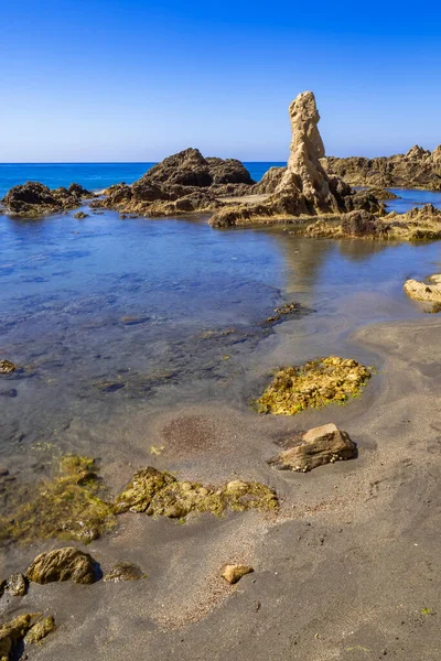 Arrecife Dedo Parque Natural Cabo Gata Nijar Reserva Biosfera Unesco — Foto de Stock