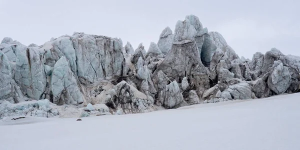 Ghiacciaio Vicino Alesund Kongsfjord Kings Bay Oscar Land Artico Spitsbergen — Foto Stock
