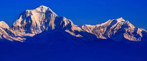 Dhaulagiri Range Annapurna Range Sunrise Poon Hill View Point Gorepani — ストック写真