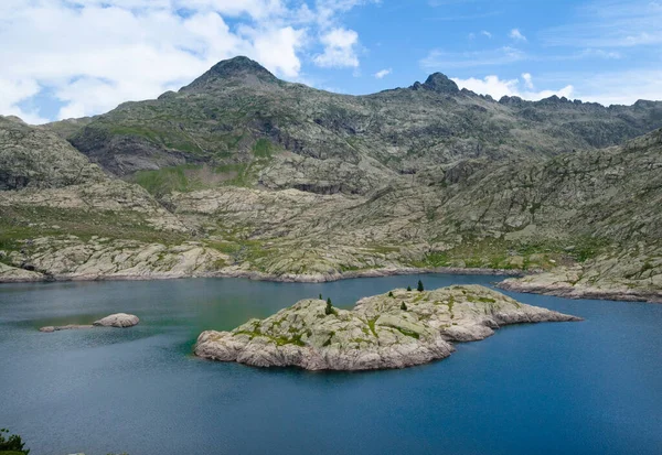 Ibon Pyrenéerna Blå Sjö Berget — Stockfoto