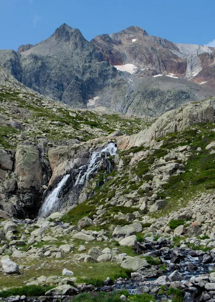 Waterfall Mountains Ordesa Monte Perdido Aragon — 图库照片