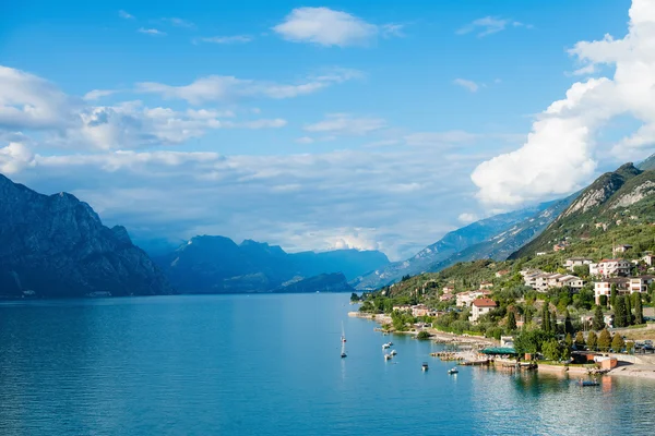 ガルダ湖は、イタリアで最大の湖です。それもであります。 ストック写真