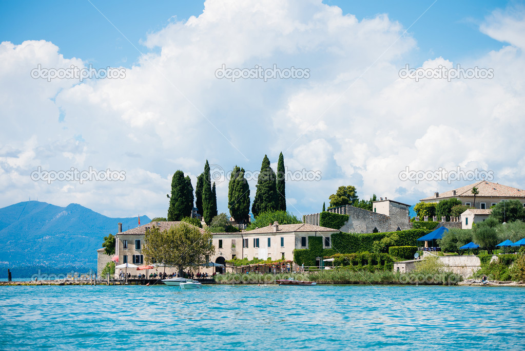 Lake Garda is the largest lake in Italy. It is located in Northe