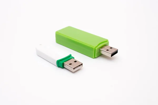 USB flash bellek kapatmak-yukarıya, izole üzerinde beyaz. izole.