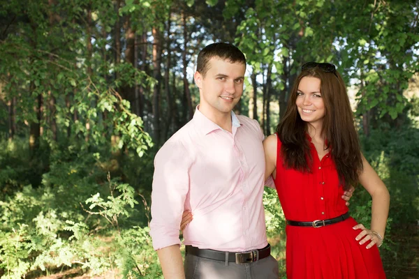 Couple in love - Beginning of a Love Story — Stock Photo, Image