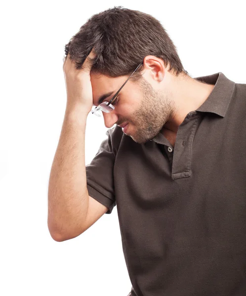 Man regret gesture — Stock Photo, Image