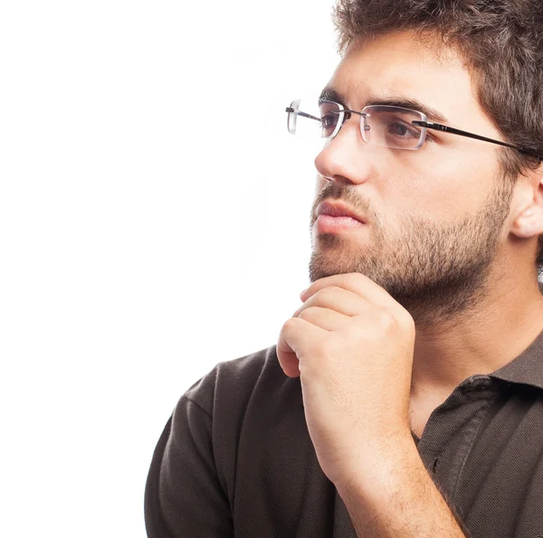 Mannen denken. — Stockfoto