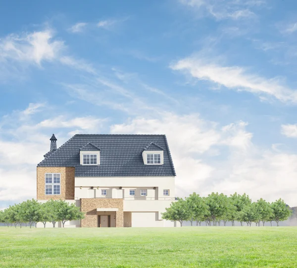 Idyllische huis — Stockfoto