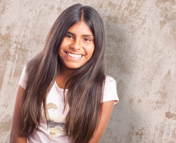 Young girl smiling — Stock Photo, Image