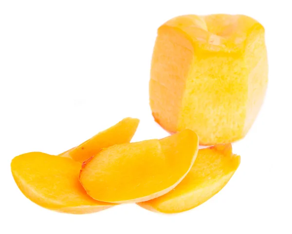Gesneden perzik — Stockfoto