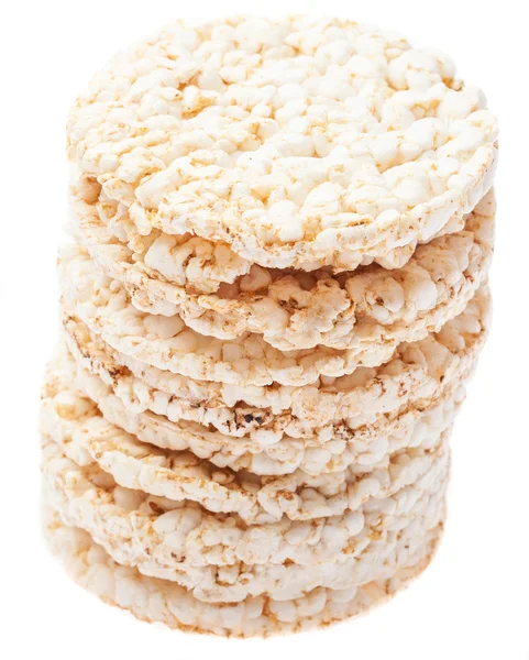 Puffed rice snacks — Stock Photo, Image