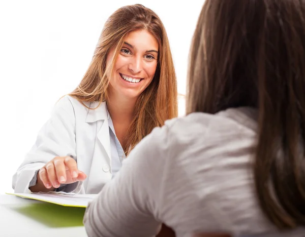 Doctor with patient — Stock Photo, Image