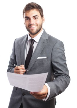 iş adamı hakkında memnun
