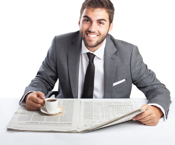 Businessman having a break — Stock Photo, Image