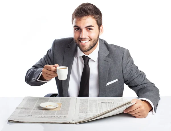 Businessman having a break — Stock Photo, Image