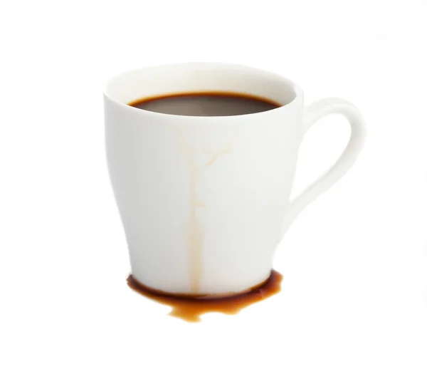 Spilled coffee — Stock Photo, Image