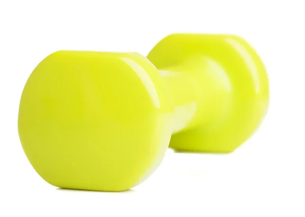 Dumbbell verde — Foto Stock