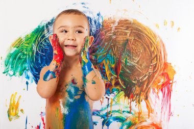 sevimli çocuk boyalar