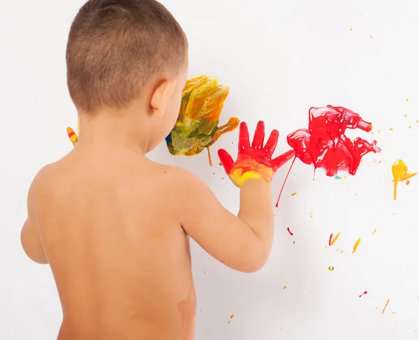 Pinturas infantis — Fotografia de Stock