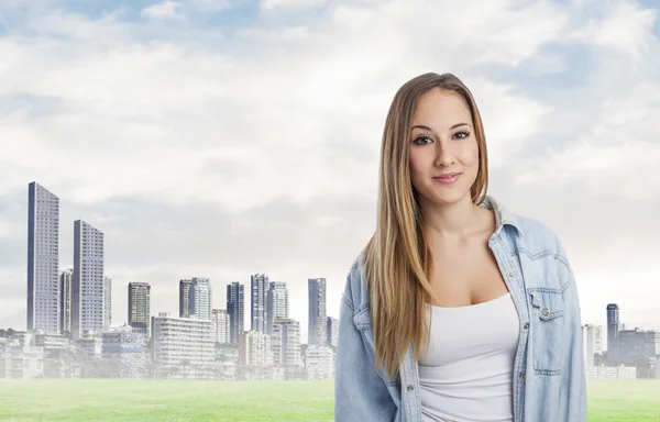 Happy young woman — Stock Photo, Image