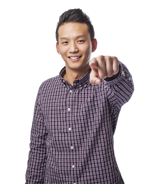 Man pointing — Stock Photo, Image