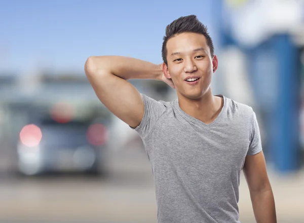 Mann rastet aus — Stockfoto