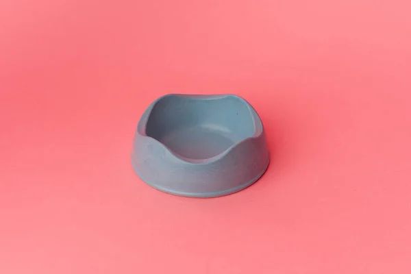 Pet Bowl Isolated Pink Background — Stock Photo, Image