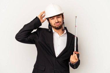 Miğfer takan ve gri arka planda taksimetre tutan genç bir mimar şok geçiriyordu. Önemli bir buluşmayı hatırladı..