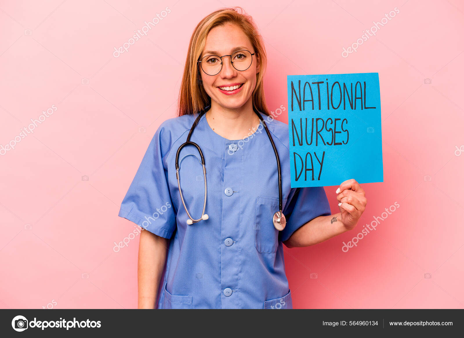 fonte feliz dia internacional das enfermeiras com personagem de