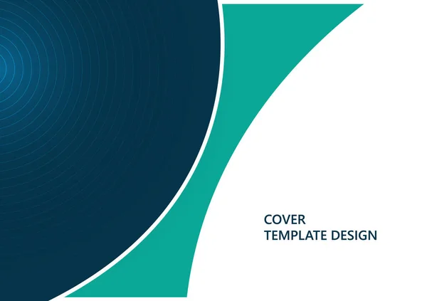 Renkli Kağıt Kesiği Şekilli Soyut Bir Arkaplan Şirket Tasarımı Poster — Stok Vektör