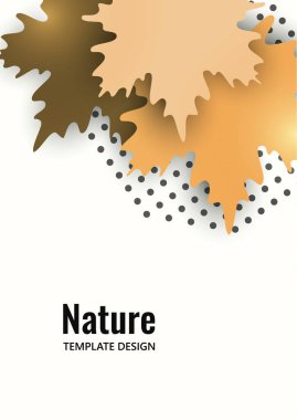 Parlak sonbahar akçaağaç yaprakları beyaz arkaplanda. Yaratıcı tasarım. Vektör illüstrasyonu.