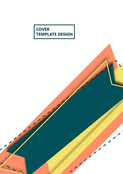 Pegatina Flechas Colores Plantilla Con Lugar Para Texto Concepto Para — Archivo Imágenes Vectoriales