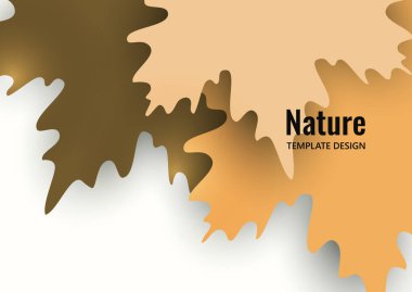 Parlak sonbahar akçaağaç yaprakları beyaz arkaplanda. Yaratıcı tasarım. Vektör illüstrasyonu.