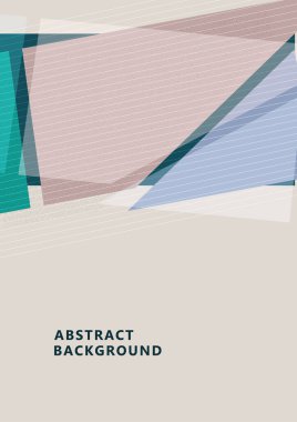 Üçgen, çokgen geometrik modern iş sunumu tasarım şablonu, herhangi bir arkaplan için soyut şablon. Vektör illüstrasyonu