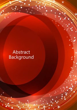 Soyut arkaplan parlak renkli çemberler ve çizgiler, noktalar. Geometrik desenli, dinamik şekilli, modern, basit, yaratıcı tasarım. Vektör illüstrasyonu