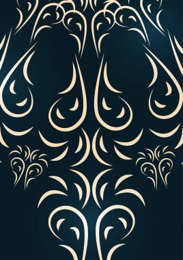 Lüks mandala geçmişi. Dekoratif yuvarlak süs. Doğulu tasarım. Yoga logoları. Kar taneleri. Vektör illüstrasyonu