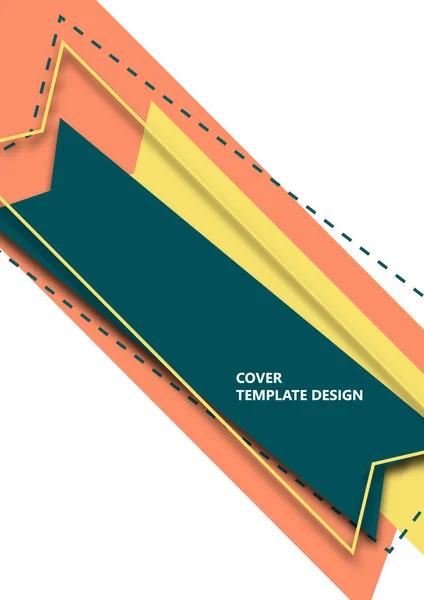 Adesivo Setas Coloridas Modelo Com Lugar Para Texto Conceito Para —  Vetores de Stock