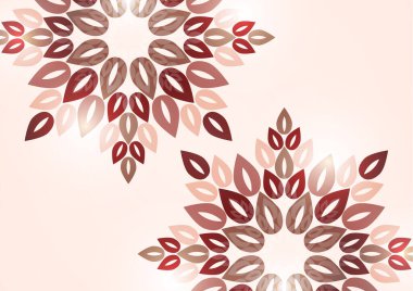 Yuvarlak çiçek mandala, oryantal mandala vektör deseni, dekoratif element. Eşsiz çiçek tasarımı. Sayfa logosu için rahatlama ve meditasyon kavramı