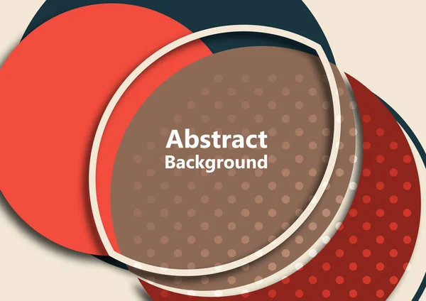 Fond Abstrait Avec Des Formes Coupées Papier Coloré Design Entreprise — Image vectorielle