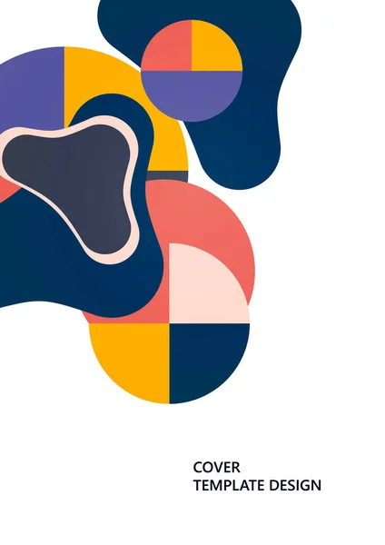 Абстрактная Геометрическая Текстура Фона Оформления Обложки Плаката Минимальный Шаблон Цветового — стоковый вектор