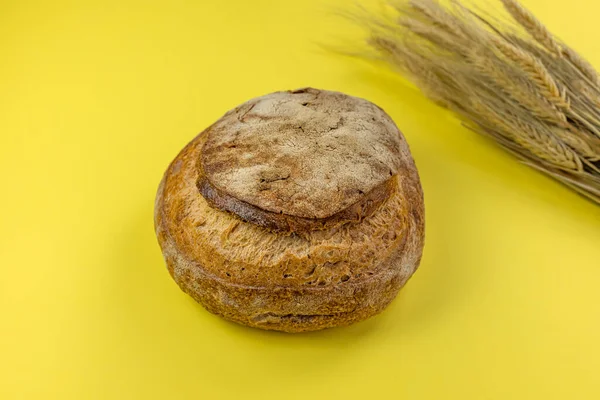 Pane bianco ucraino tradizionale. Fotografia Stock