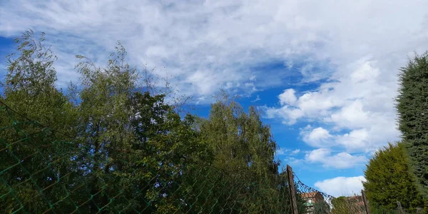 Céu Nuvens Dia Outono — Fotografia de Stock