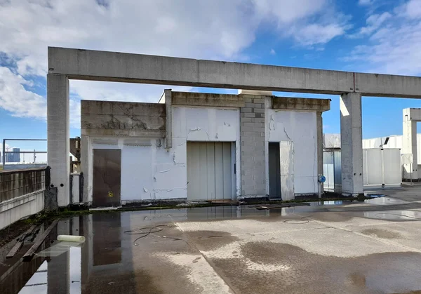 Gran Edificio Industrial Abandonado Descomposición — Foto de Stock